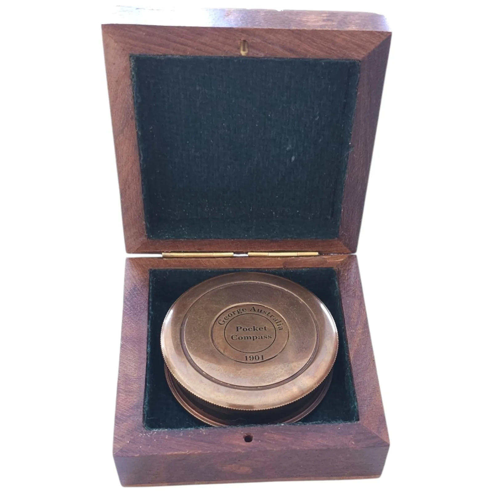 Flinder's Street Station Melbourne Compass| Customisable Brass Antique Replica