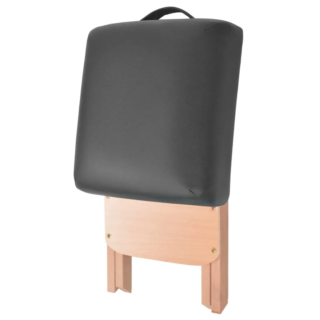 Folding Massage Stool with 4.7" Thick Seat and 2 Bolsters Furniture