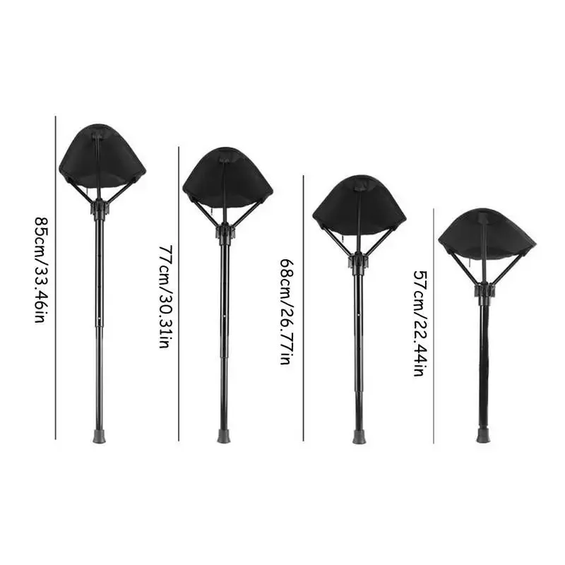 Folding Telescopic Tripod Stool