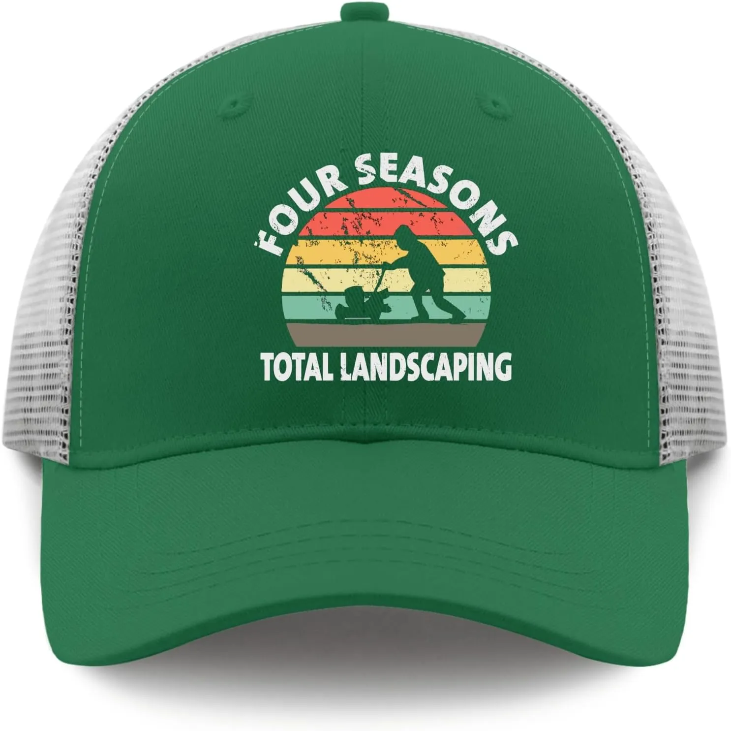 Four Seasons Total Landscaping Cap Camping Hat Apricot Womens Golf Hat Gifts for Dad Cool Cap