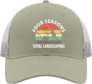 Four Seasons Total Landscaping Cap Camping Hat Apricot Womens Golf Hat Gifts for Dad Cool Cap