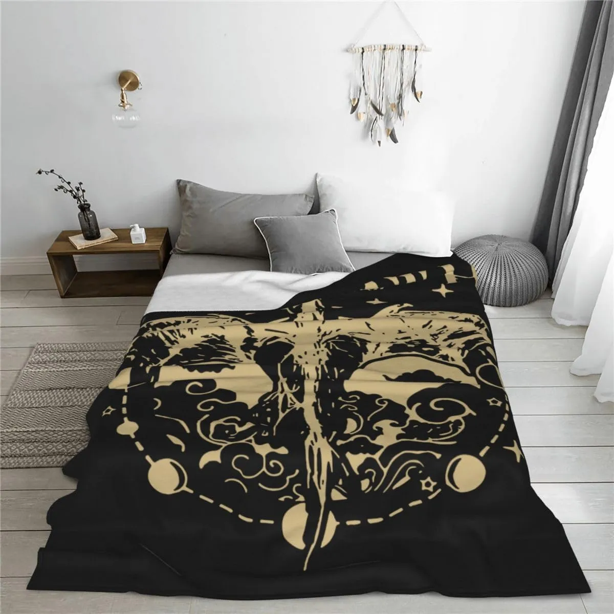 Fourth-Wing Blanket Soft Flannel Fleece Throw Travel Camping Blanket for Sofa Couch Bed 4th Wing Merch Book Fan Gift 60x80 in