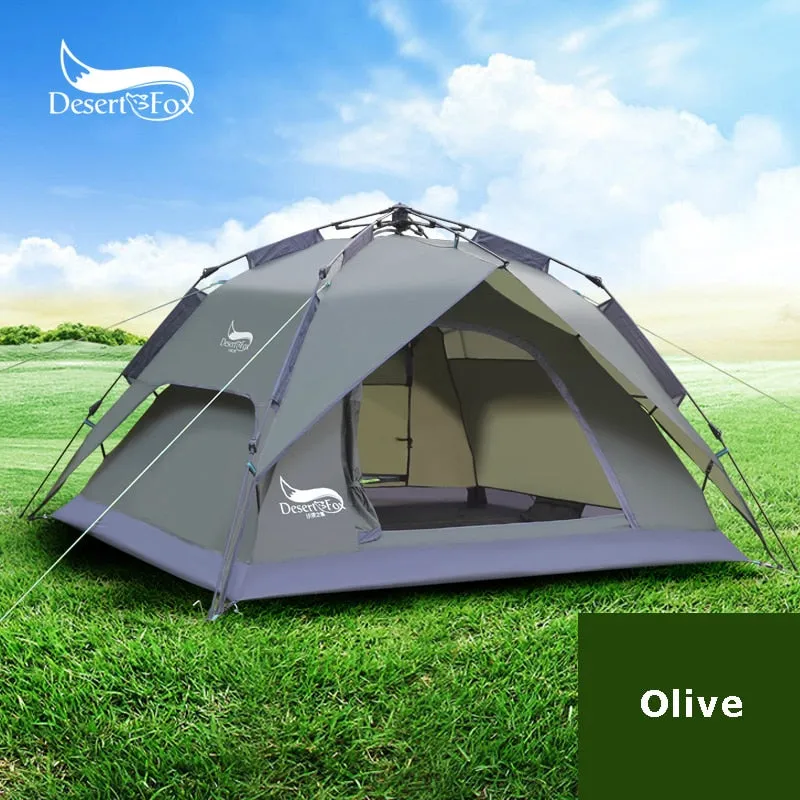 Full product lineup Protable Setup 3-4 for Camping Automatic Shelter,Travelling,Hiking Sun Tent,Easy Person Instant Backpacking Desert&Fox Excellent reviews Tent