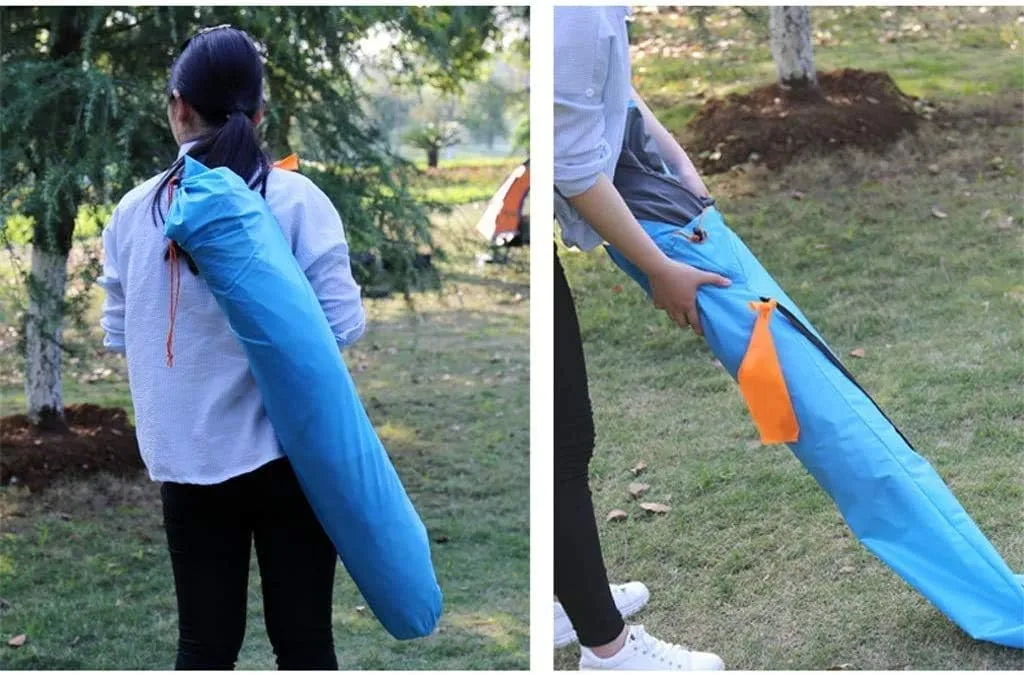 Fully Automatic Tent, Quick Open Waterproof Sunscreen Tent,Camping Family Tent, Ventilation Durable Easy to Install Quickly,Blue