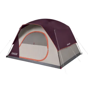 Fully-featured [2207024] Tent 6-Person Blackberry - Skydome Coleman Camping Secure packaging