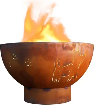 Funky Dog-FPA-MLS120-NG-AWEIS Fire Pit NG, Metal