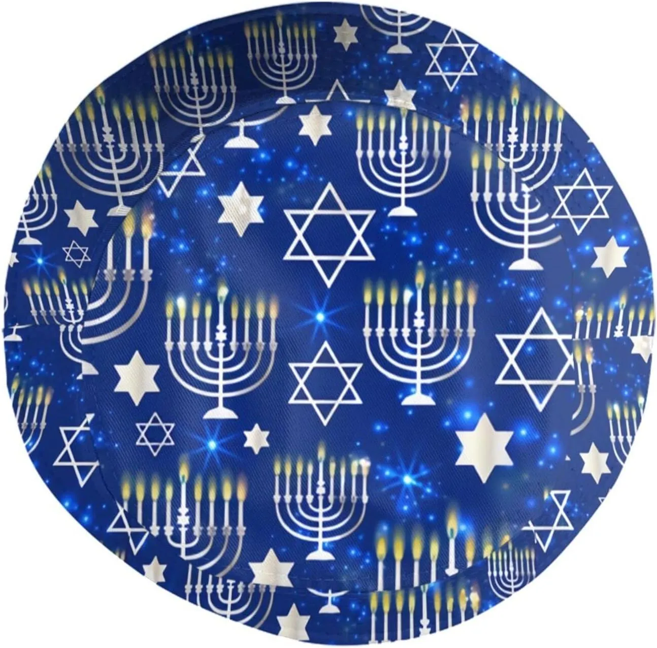 Funny Hanukkah Menorah Bucket Hat Packable Fashion Fisherman Hat Travel Beach Sun Hat