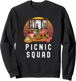 Funny Picnic Squad Lake Park Picnicking Summer Party Sweatshirt