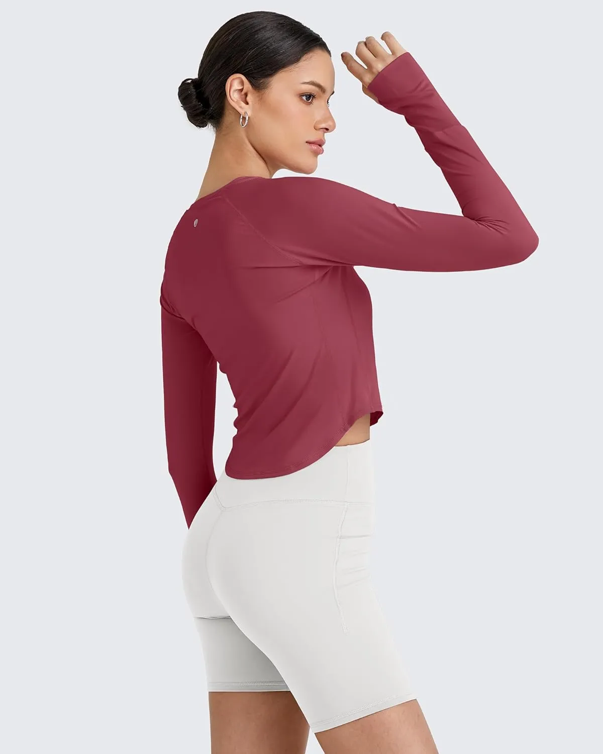G4Free UPF 50  Rash Guard for Women Long Sleeve Workout Tops Lightweight Sun Shirts UV Protection Athletic Hiking