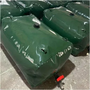 GDMING Collapsible Water Container, Portable PVC Weather Resistant Water Storage Bag for Outdoor Outdoor Camping, Hiking, Self-Driving, Customizable (Color : Green, Size : 4000L/2x2x1m)