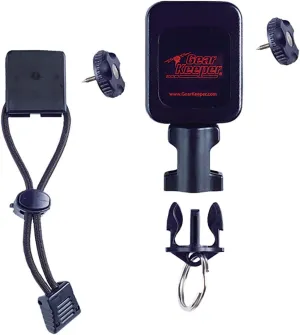 Gear Keeper Medium Flashlight Retractor With Stabilizer - Flashlight Holder With Threaded Stud Mount - Ideal First Responder, Police, Military & FireFighter Accessories - 22” Extension - USA Made