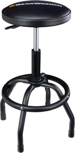 GEARWRENCH Adjustable Height Swivel Shop Stool, 26" To 31" - 86992