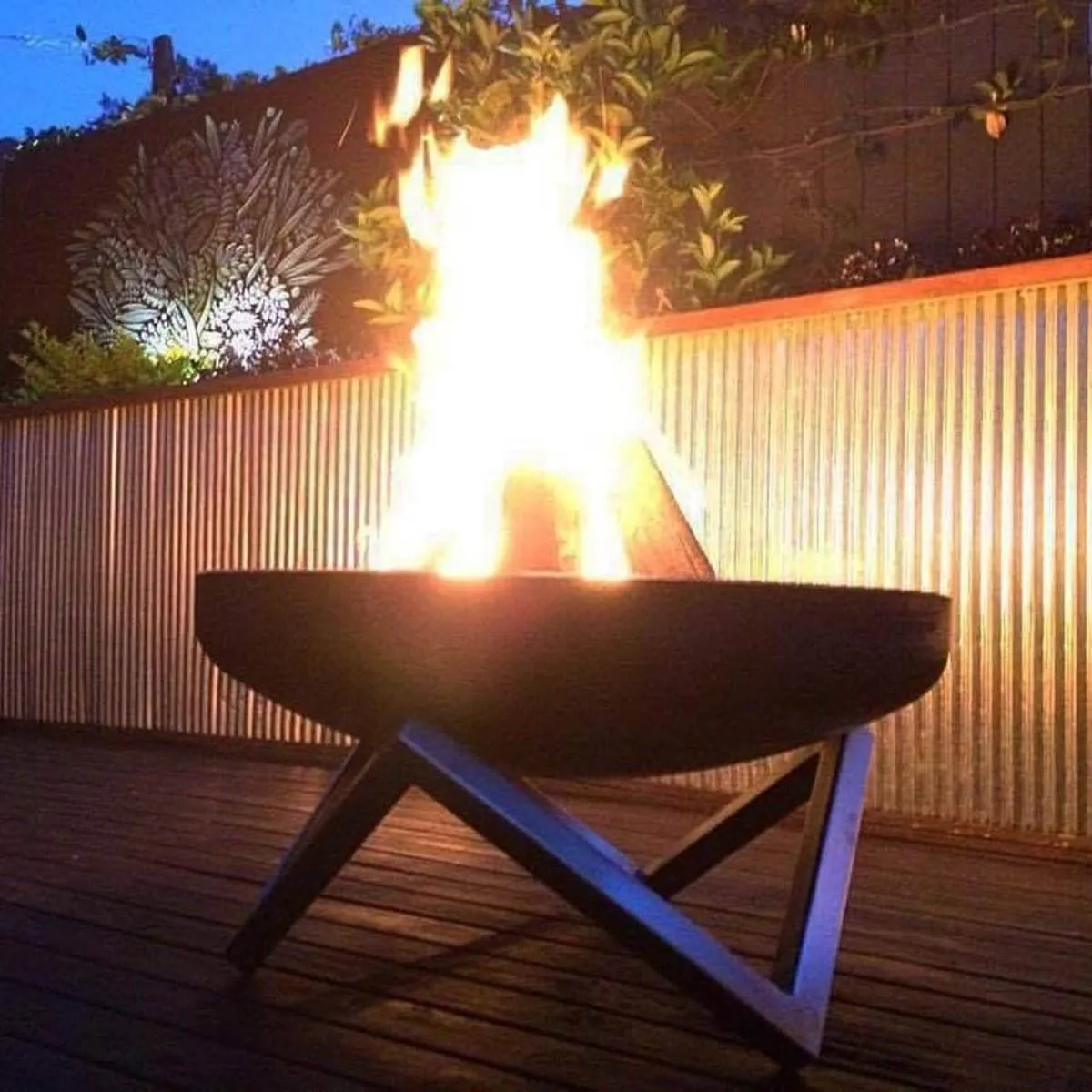 Geo Fire Pit Bowl - Large