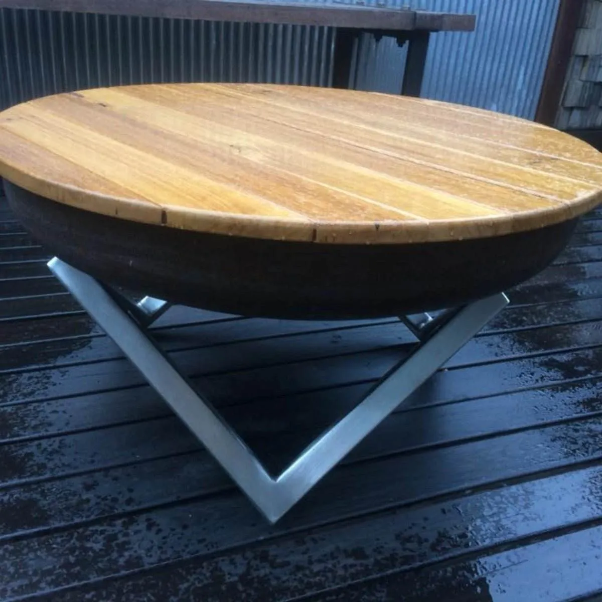 Geo Fire Pit Bowl - Large