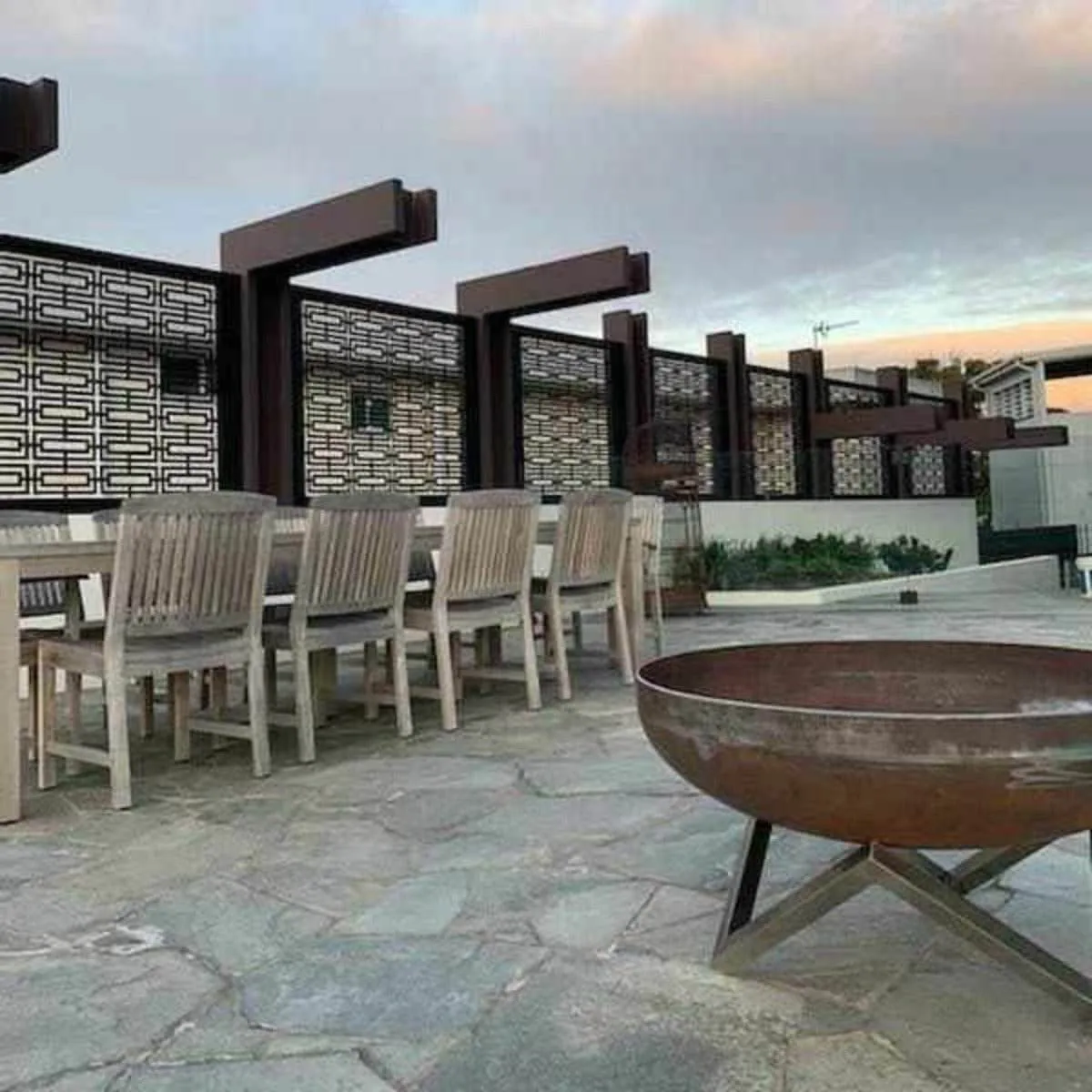 Geo Fire Pit Bowl - Large