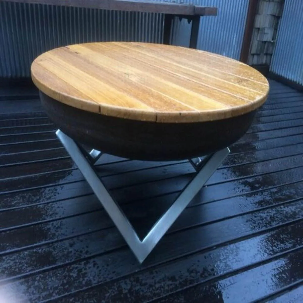 Geo Fire Pit Bowl - Large