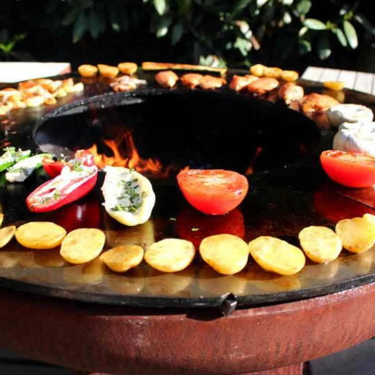 Goanna Fire Pit 80cm & Ringgrill BBQ