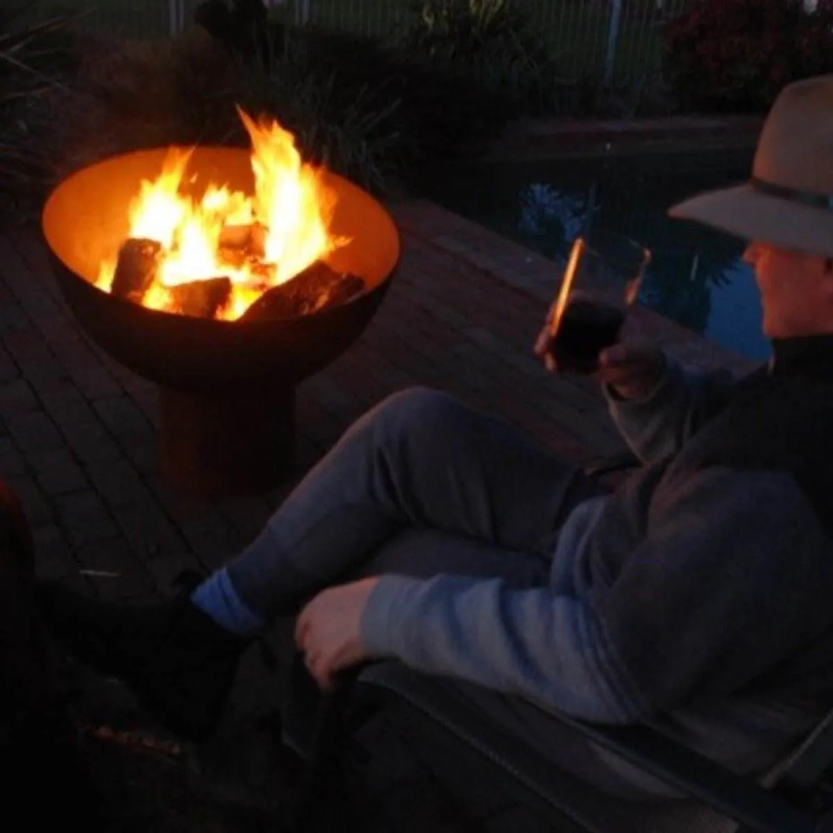 Goblet Cast Iron Fire Pit
