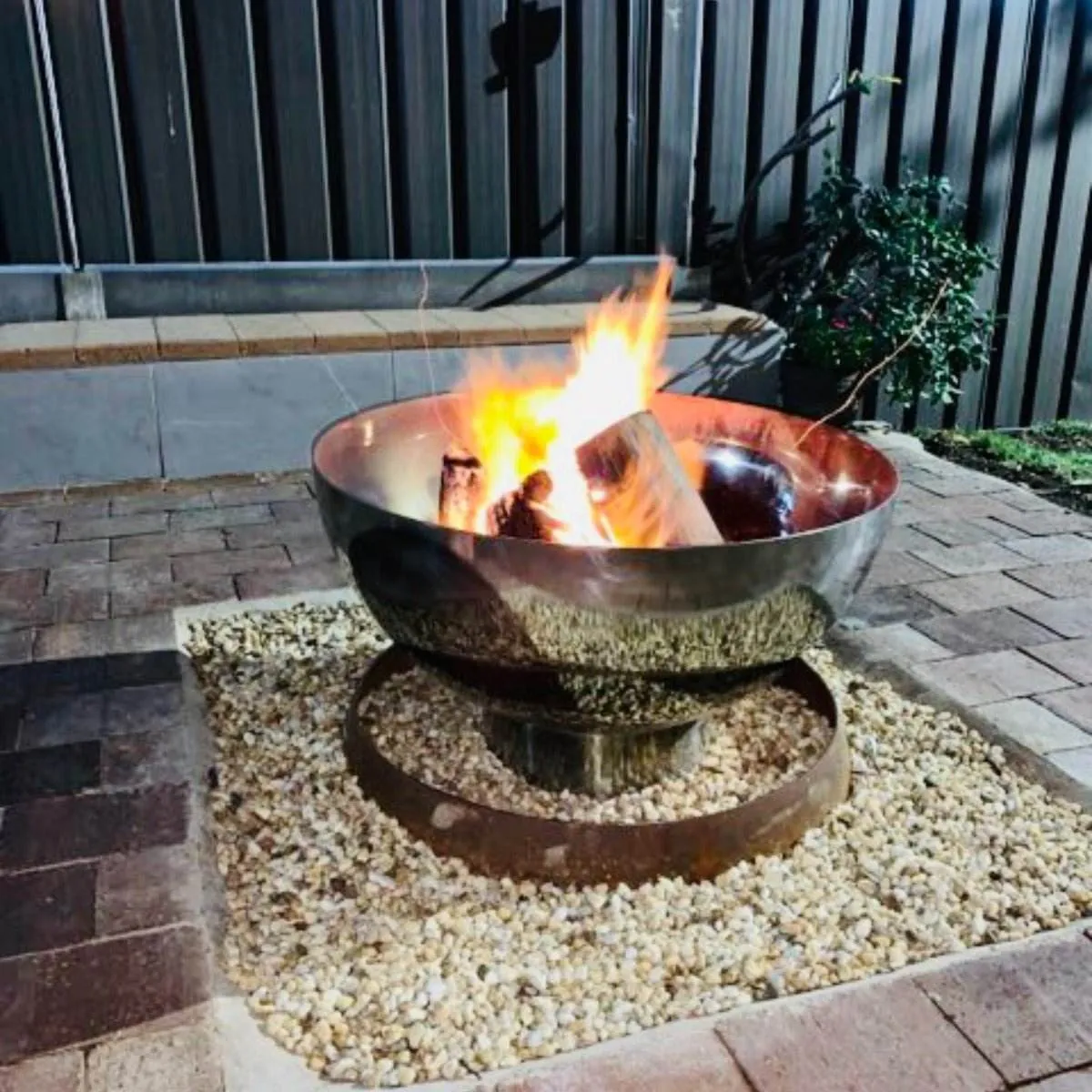 Goblet Stainless Steel Fire Pit