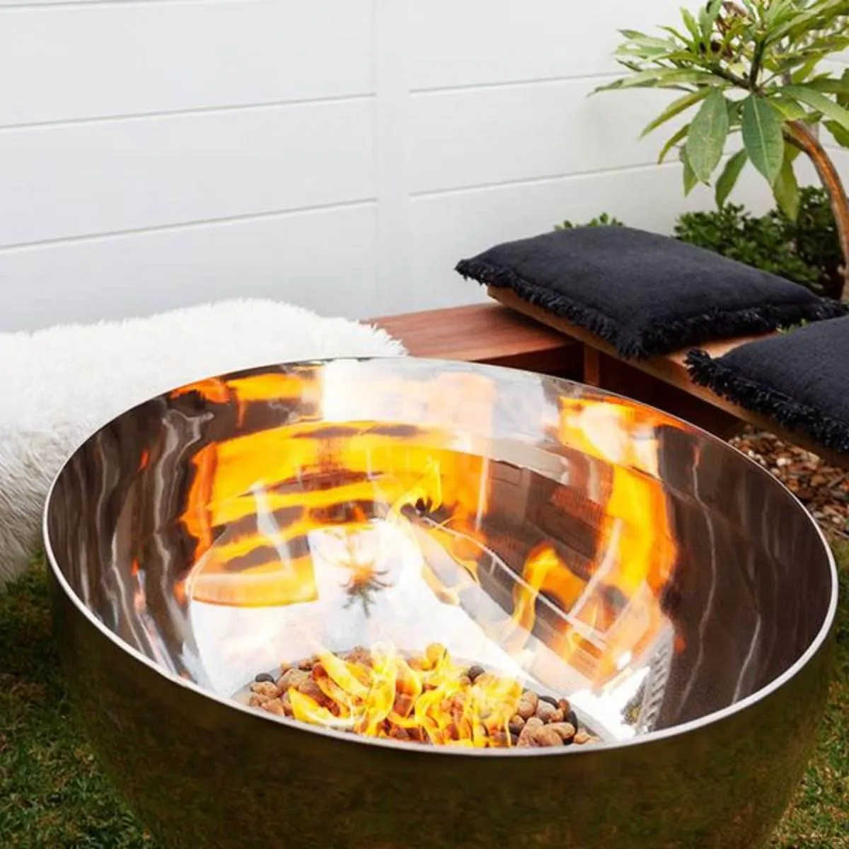Goblet Stainless Steel Fire Pit