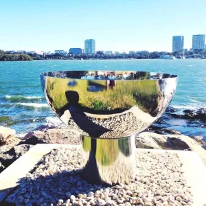 Goblet Stainless Steel Fire Pit