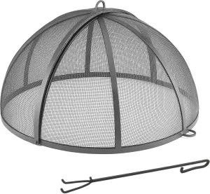 Good Directions 775 Heavy Duty Pit Spark Fire Screen Hinged for Easy Access, 29 Inch