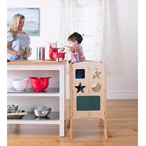 Guidecraft Classic Kitchen Helper, Natural