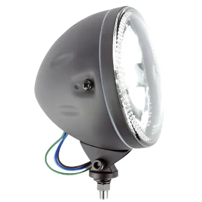 Halo Rim Headlamp Black 146mm