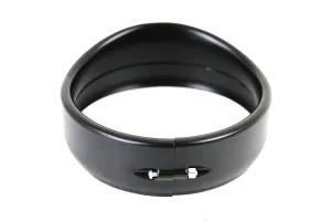 HARLEY 5-3/4 inch Visor Style Headlamp Trim Ring Black fits 2004-UP XL, 883/883L/883N/883R/1200L/1200N/1200R/1200T/1200X/1200XS 2016-UP XL, 1200CX 19