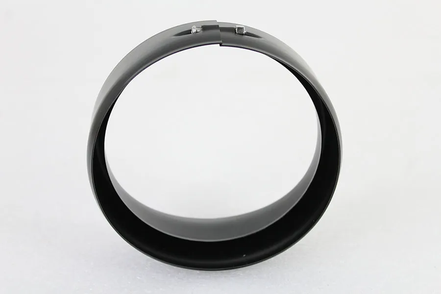 HARLEY 5-3/4 inch Visor Style Headlamp Trim Ring Black fits 2004-UP XL, 883/883L/883N/883R/1200L/1200N/1200R/1200T/1200X/1200XS 2016-UP XL, 1200CX 19