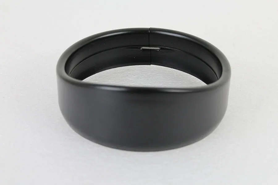 HARLEY 5-3/4 inch Visor Style Headlamp Trim Ring Black fits 2004-UP XL, 883/883L/883N/883R/1200L/1200N/1200R/1200T/1200X/1200XS 2016-UP XL, 1200CX 19