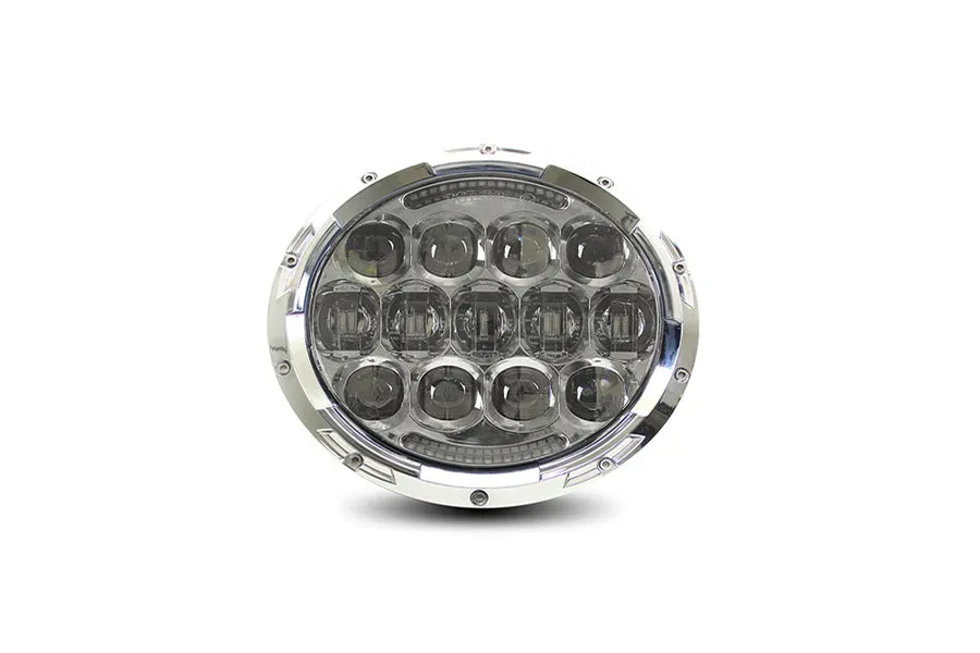 HARLEY Cyron Urban 7 inch LED Headlamp Unit Chrome fits 1984-UP FLT,   1986-2013 FLST,