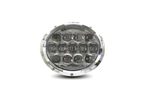 HARLEY Cyron Urban 7 inch LED Headlamp Unit Chrome fits 1984-UP FLT,   1986-2013 FLST,