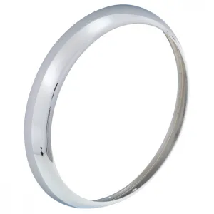 HEADLAMP RIM, 7", CHROME, WITH SCREW