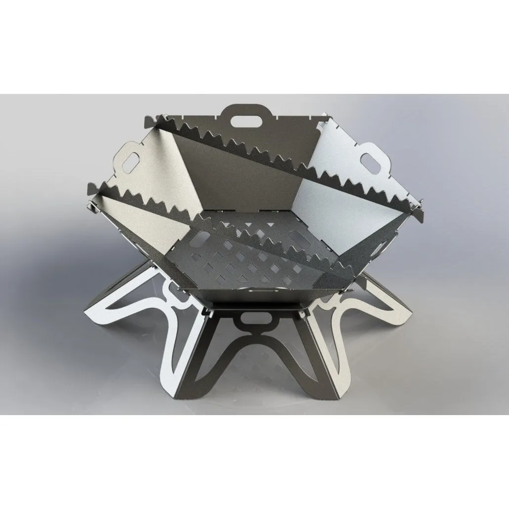 Hexagon Fire Pit DXF for CNC | Cut Files for Grill Grate