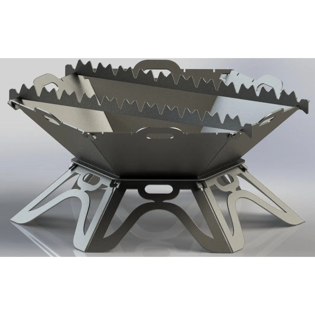 Hexagon Fire Pit DXF for CNC | Cut Files for Grill Grate