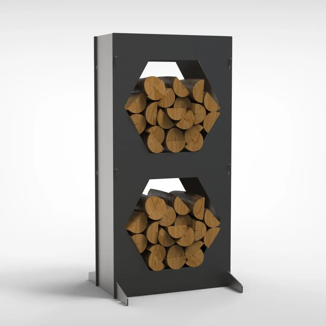 Hexagon Firewood Rack