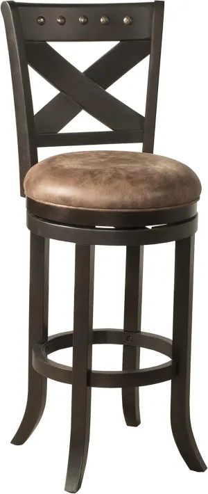 Hillsdale, Brantley Swivel Counter Height Stool, Deep Bronze