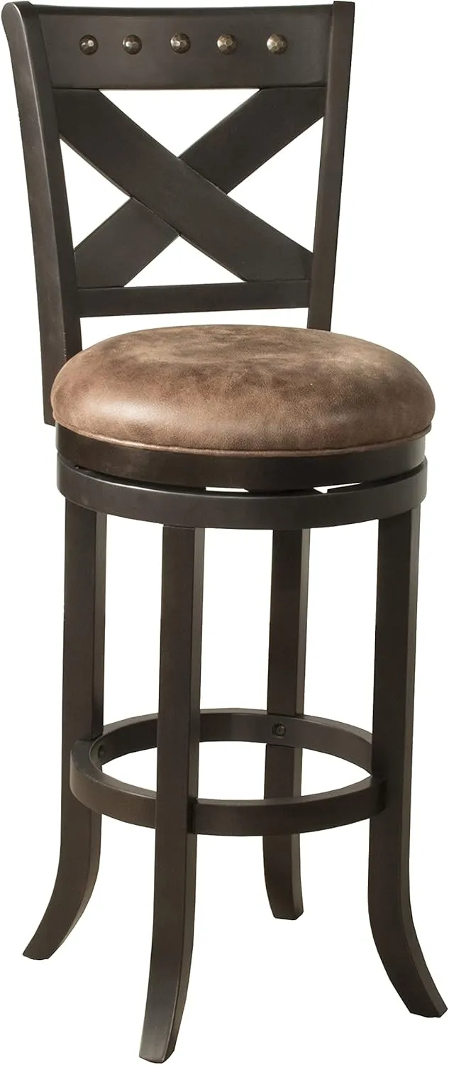 Hillsdale, Brantley Swivel Counter Height Stool, Deep Bronze