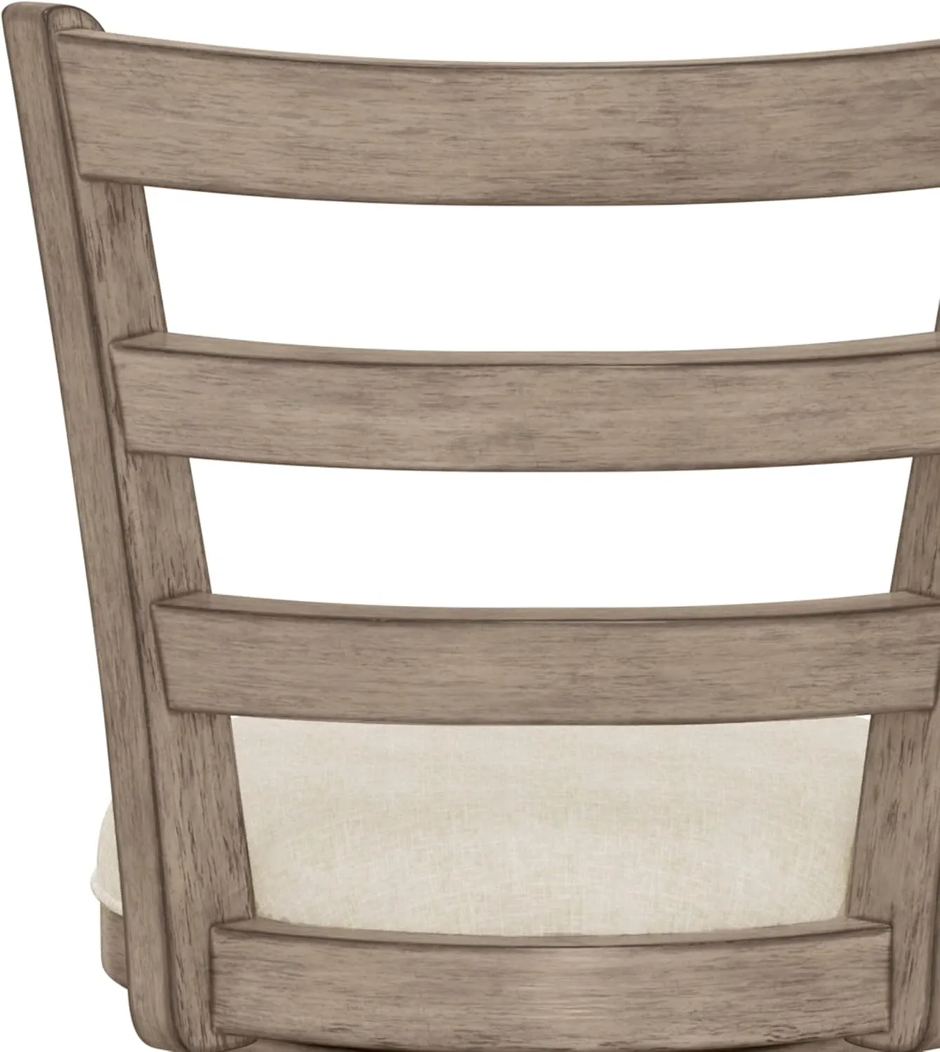 Hillsdale Laymon Modern Wood Swivel Counter Height Stool, Gray Brown