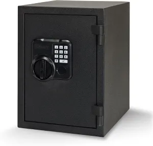 Hornady Fireproof Safe for Guns and Valuables with Keypad Entry - Secure Your Firearms, Cash, Documents, Jewelry and More - 4-6 Digital Keypad Entry, Interior Light and Backup Key - Item 95407