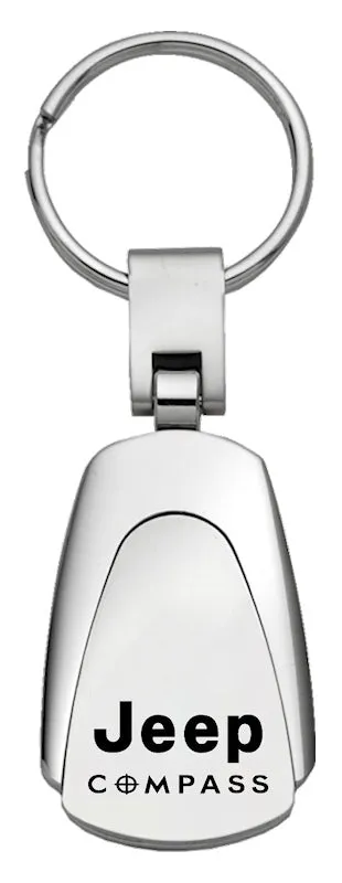 Jeep Compass Tear Drop Key Ring (Red)