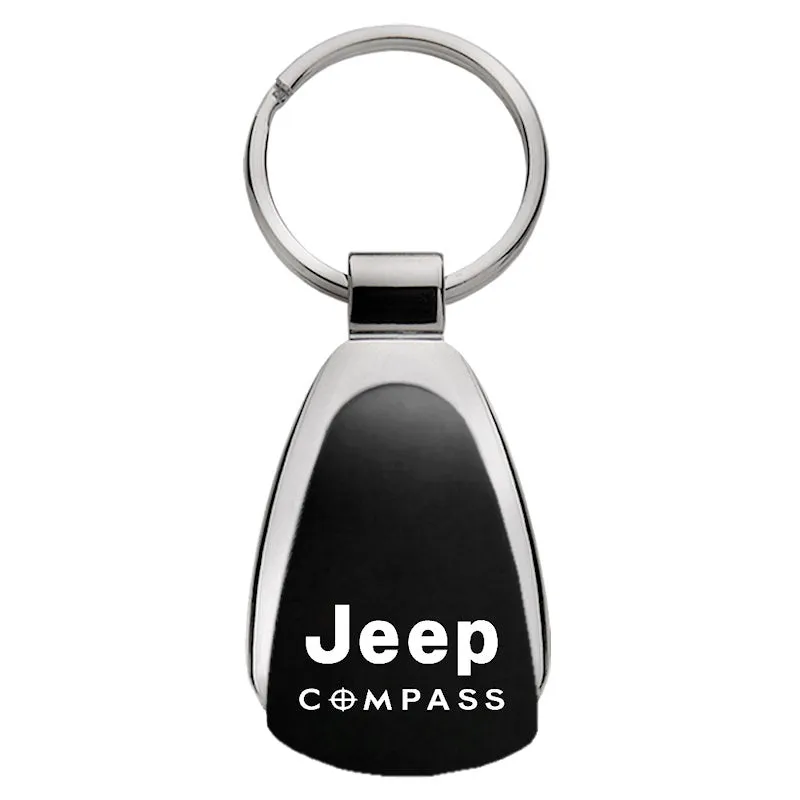 Jeep Compass Tear Drop Key Ring (Red)