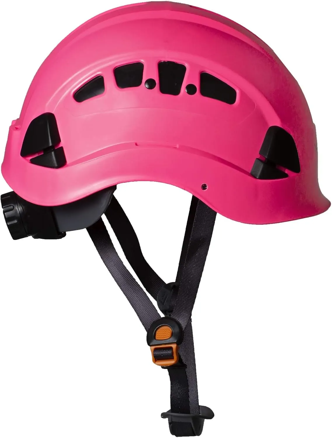 JORESTECH - ABS Work-at-Height and Rescue Hard Hat Slotted Ventilated Helmet w/Adjustable Ratchet 6-Point Suspension ANSI Z89.1-14