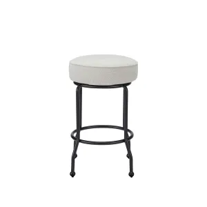 Kelsey Swivel Counter Stool | Off-White