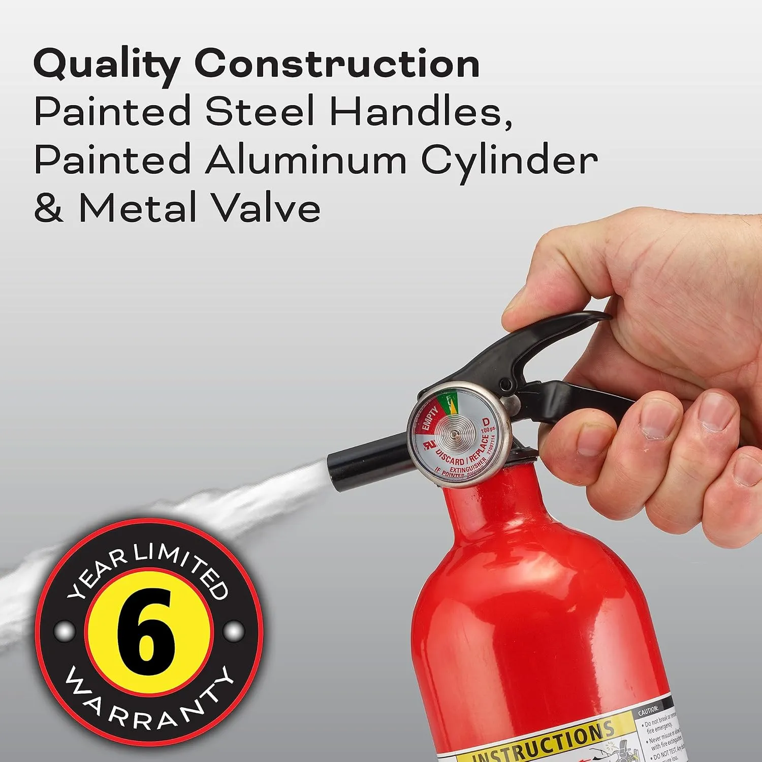 Kidde Kitchen Fire Extinguishers for Home & Office Use, 2 Pack: One 1-A:10-B:C and One Specialty Kitchen Extinguisher, Wall Mount & Strap Brackets Included