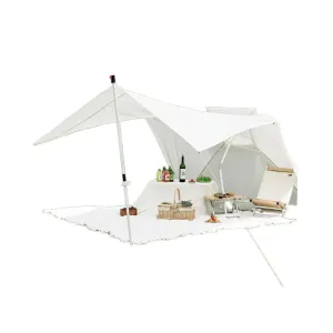 King Camp Beach Umbrella Tent Sun Shelter for Outdoor Camping and Fishing