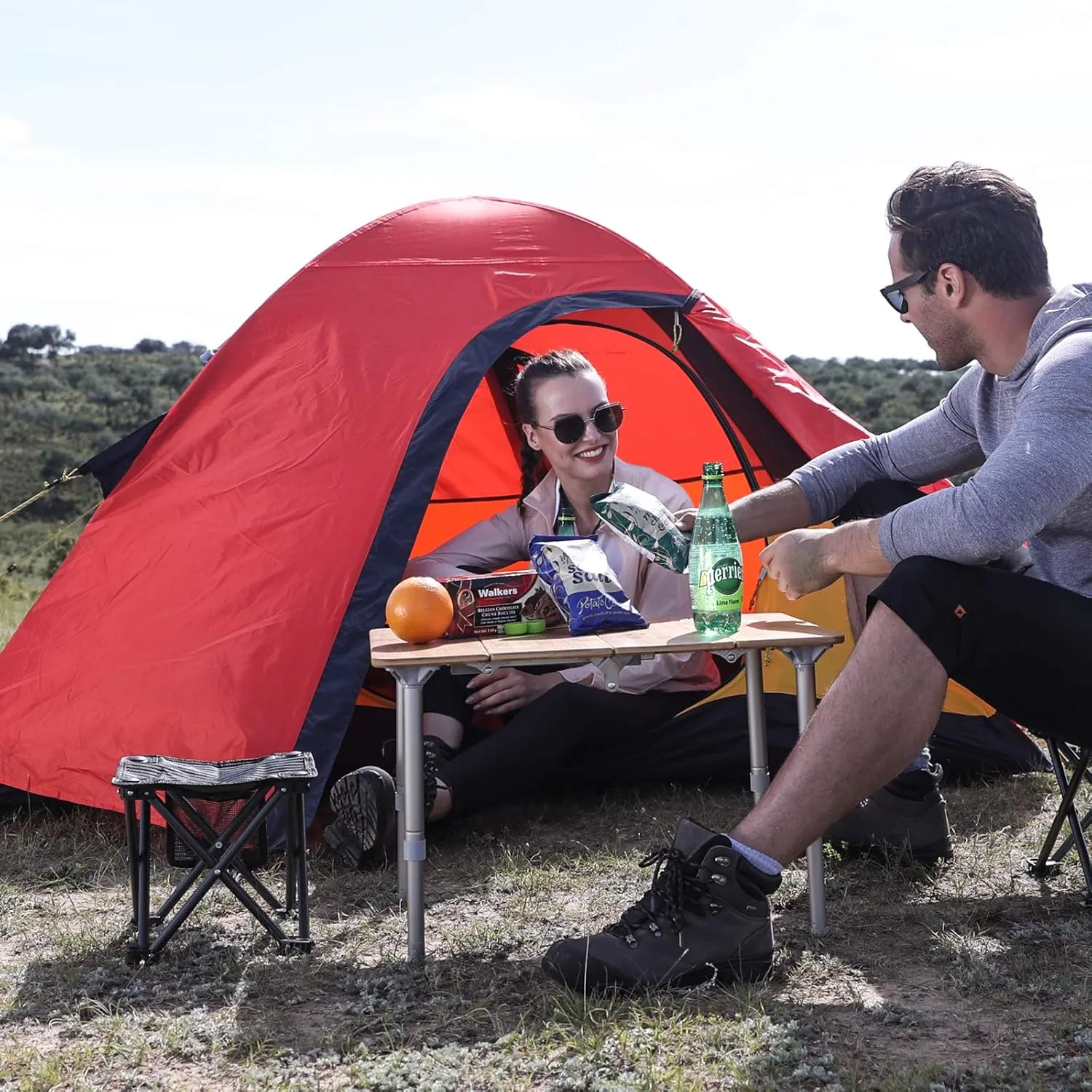 KingCamp Camping Stool Small Protable Folding Stool Mini Lightweight Backpacking Slacker Chair for Outdoor Camping Hiking Fishing Traveling Picnic