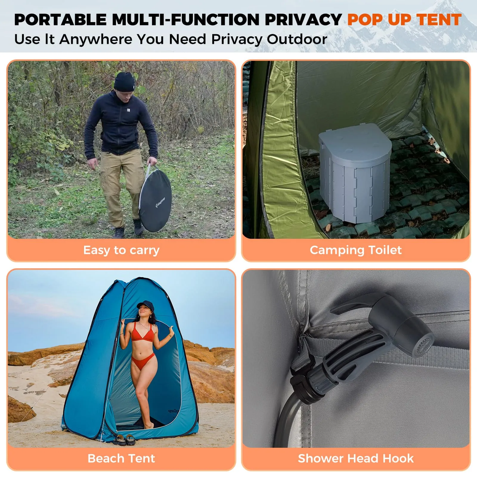KingCamp GENOVA 1-Room Privacy Shelter