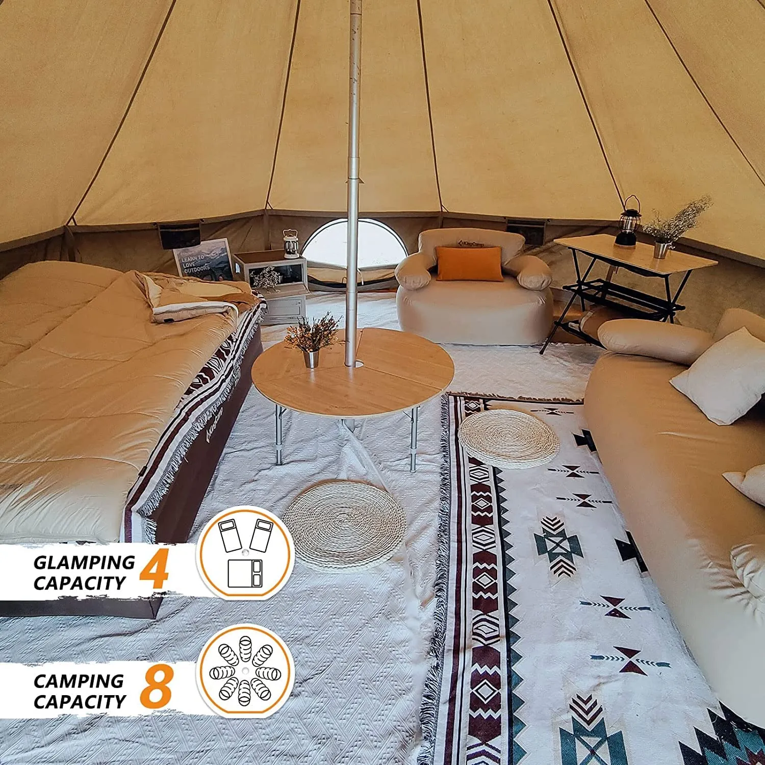 KingCamp KHAN 500 4 Season Camping Hot Tent